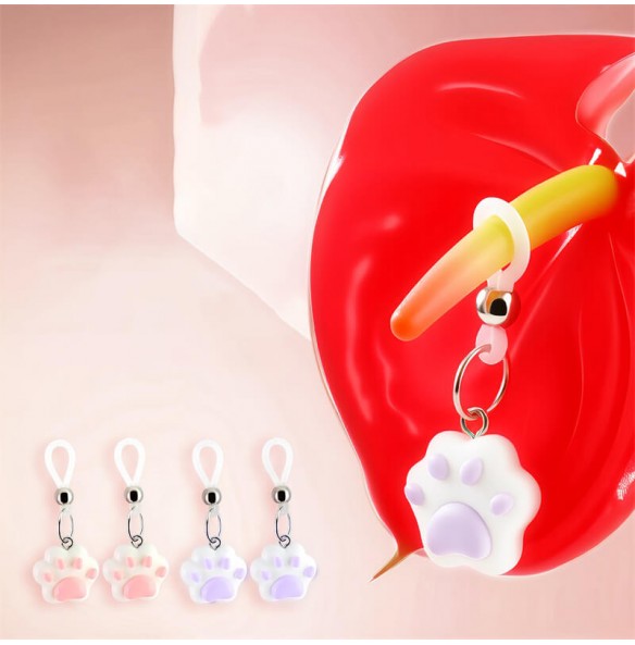 MizzZee - Kitty Paw Nipple Clamps (Purple) MizzZee - Kitty Paw Nipple Clamps (Purple)